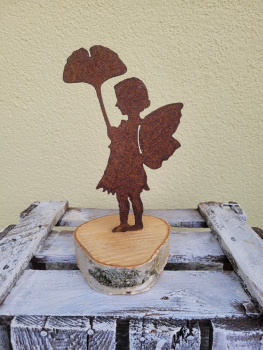 Preview: Elf-Mädchen mit Ginko zum Schrauben